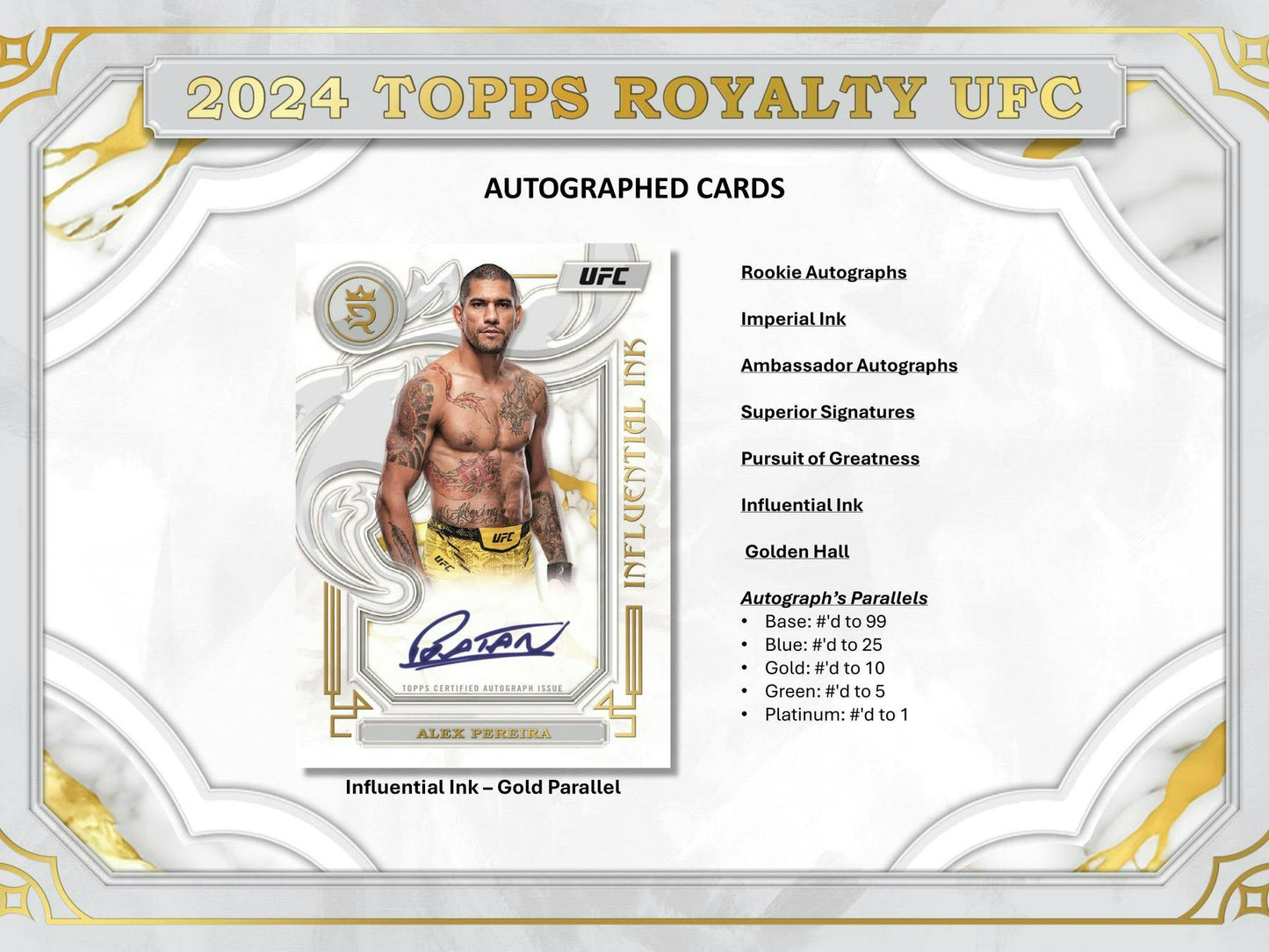 2024 Topps Royalty UFC Hobby Box