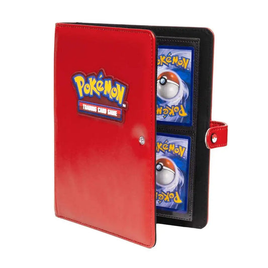 Red Pokémon card binder, premium snap binder for collectors, Ultra Pro premium snap
