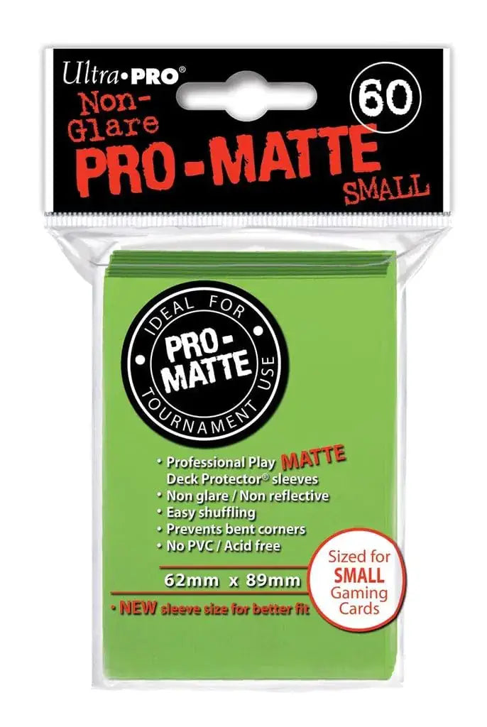 Ultra Pro Small Lime Green Card Sleeves Pack for D10 Card Game Protection