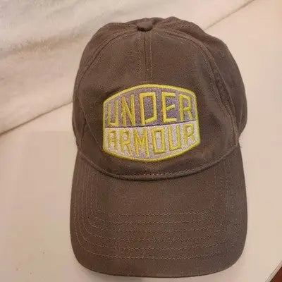 Under Armour Hat Cap L/XL Flex Strtch Fitted Olive Grn Patch - Hat