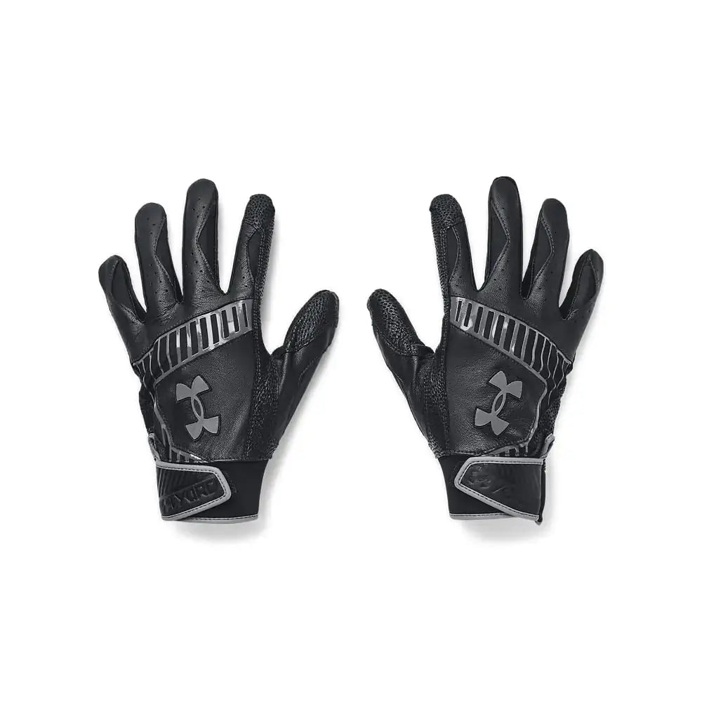 Pair of black Under Armour batting gloves from Under Armour Yard 9 Baseball Gloves XXL