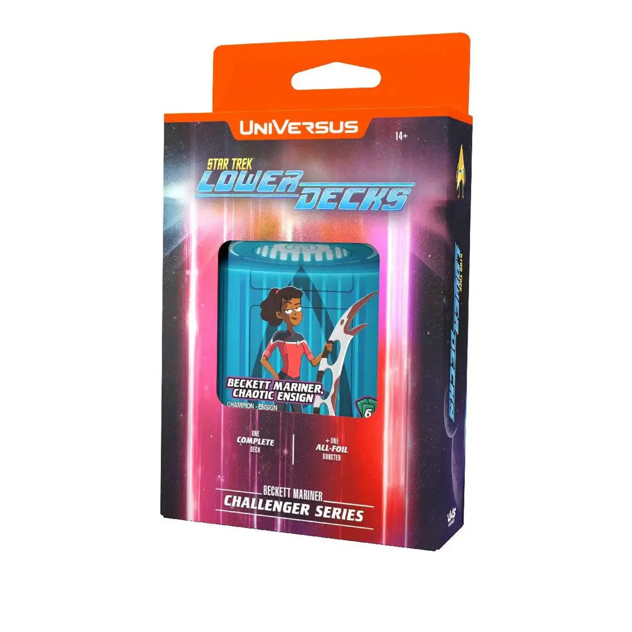 Packaged Star Trek Power Decks card game from Universus CCG Challenger Series Lower Decks