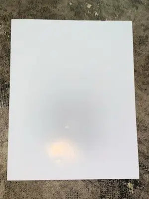 Rectangular white sheet for Connor McDavid promotional poster in NHL Hockey home display
