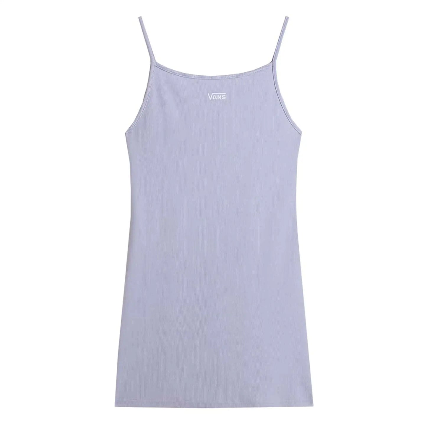 Light purple Vans spaghetti strap tank top with front logo for casual summer wear