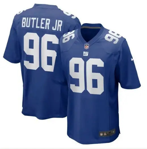 Vernon Butler New York Giants Nike Game Jersey Royal featuring #96 Butler Jr