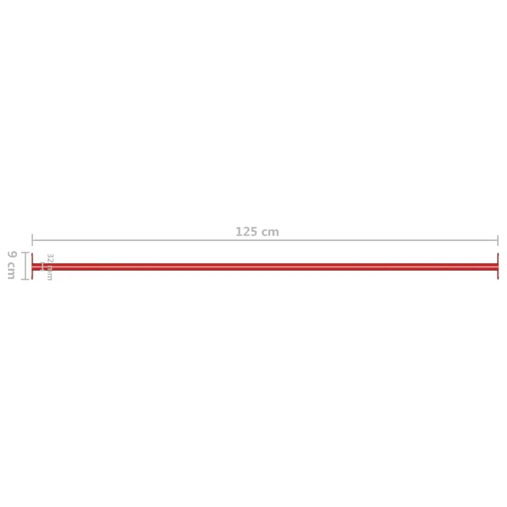 vidaXL 1/2/3x Turning Bars Steel Red Gymnastic Gym Equipment Horizontal Bar - Toys & Games > Outdoor Play Equipment