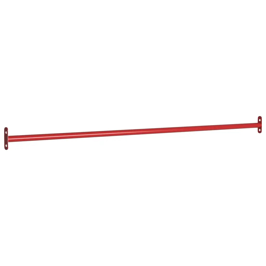 vidaXL 1/2/3x Turning Bars Steel Red Gymnastic Gym Equipment Horizontal Bar - Toys & Games > Outdoor Play Equipment