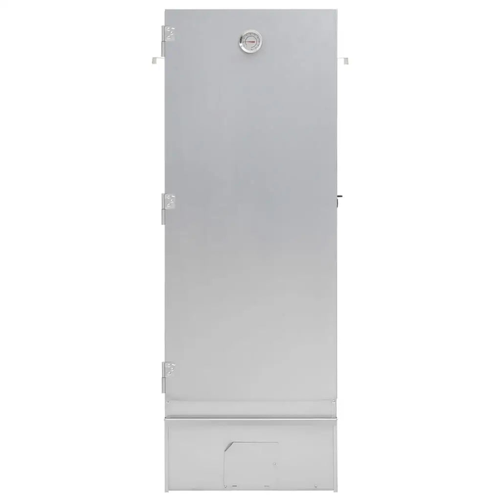 vidaXL BBQ Oven Smoker with Wood Chips 17.5’’x11.4’’x43.3’’ Galvanized Steel - Home & Garden > Kitchen & Dining >