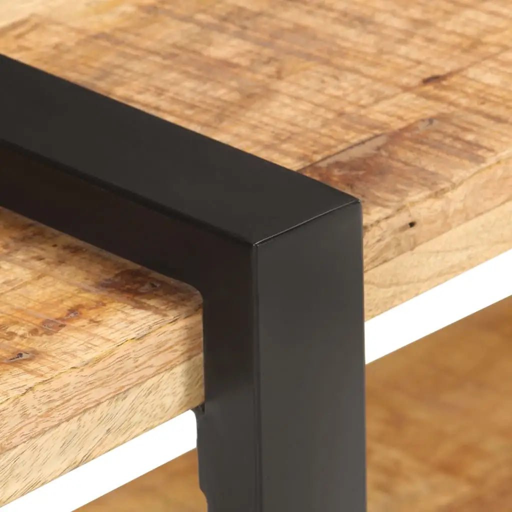 vidaXL Bedside Cabinet 19.7’’x15.7’’x15.7’’ Rough Mango Wood - Nightstand