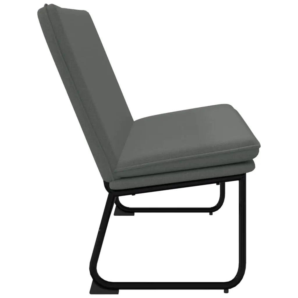 vidaXL Bench Dark Gray 39.4’’x29.5’’x29.9’’ Fabric - Furniture > Benches