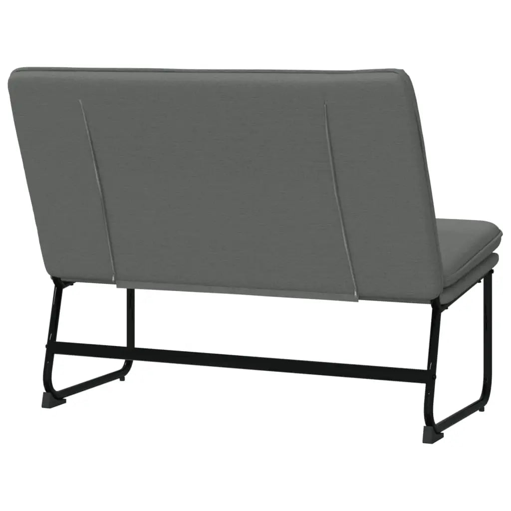 vidaXL Bench Dark Gray 39.4’’x29.5’’x29.9’’ Fabric - Furniture > Benches