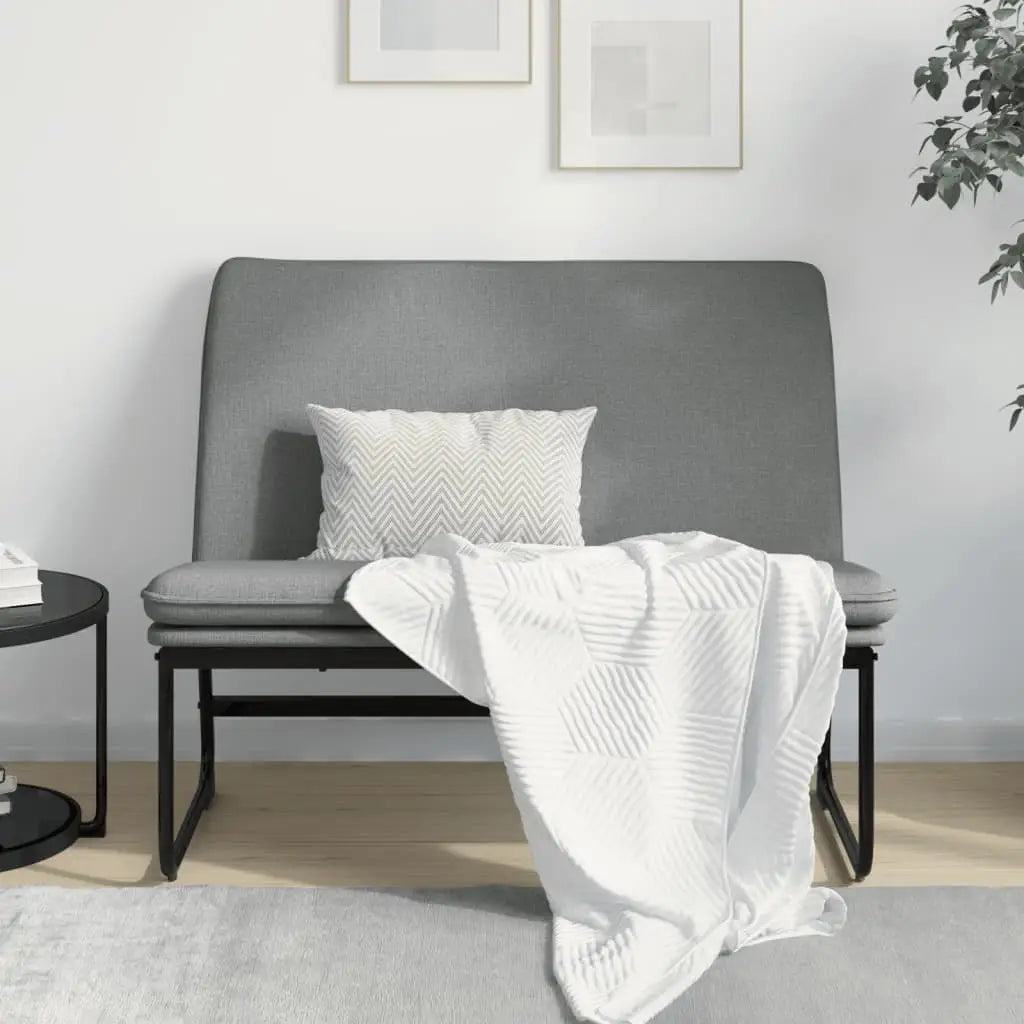 vidaXL Bench Dark Gray 39.4’’x29.5’’x29.9’’ Fabric - Furniture > Benches