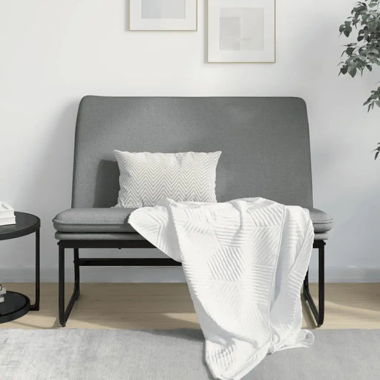 vidaXL Bench Dark Gray 39.4’’x29.5’’x29.9’’ Fabric - Furniture > Benches