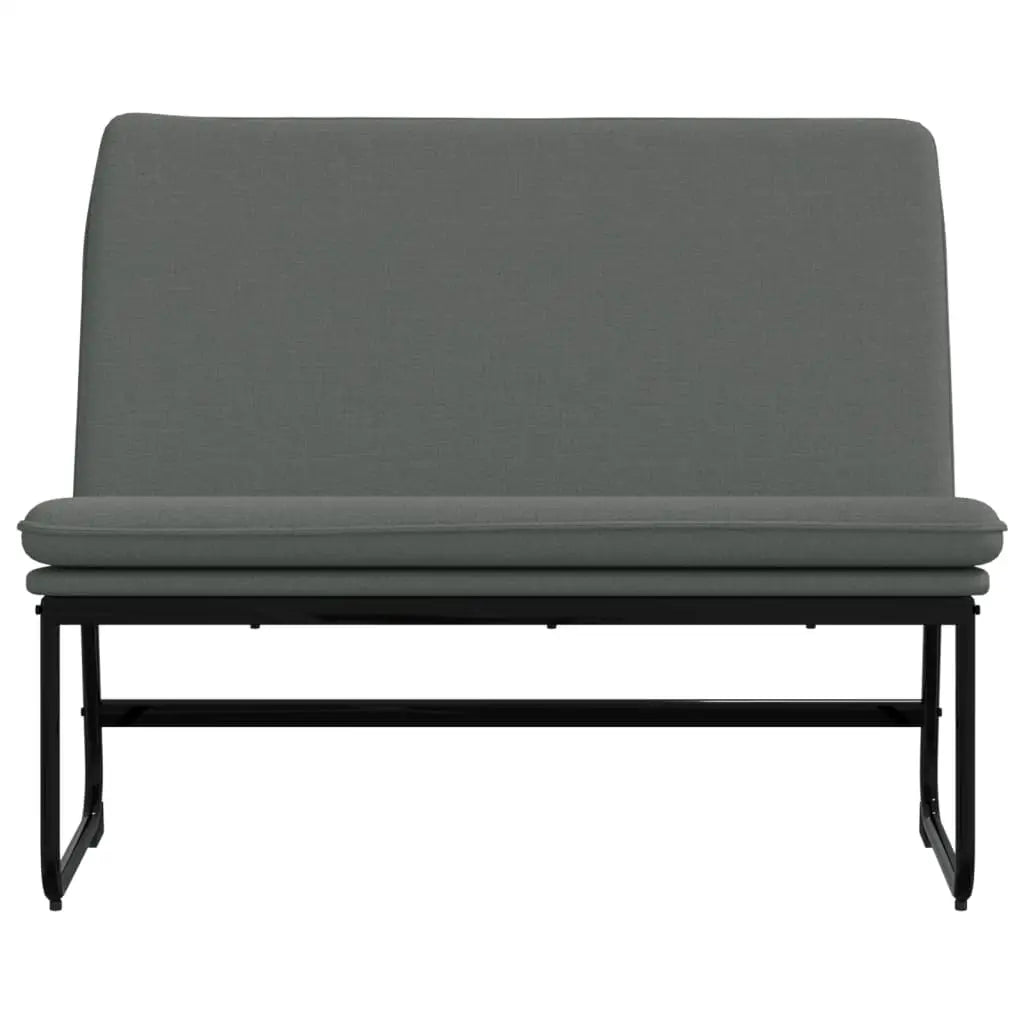 vidaXL Bench Dark Gray 39.4’’x29.5’’x29.9’’ Fabric - Furniture > Benches