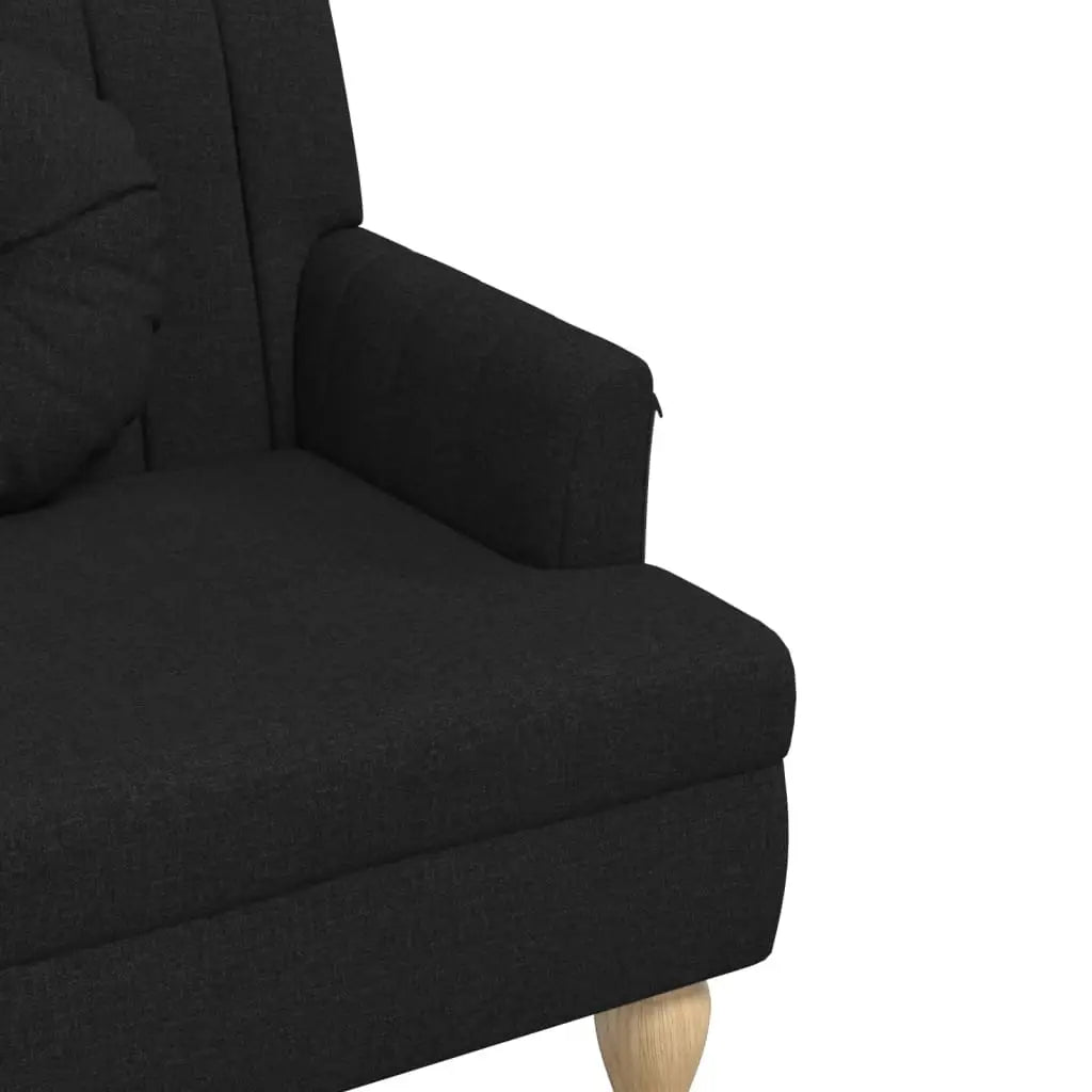 vidaXL Bench with Cushions Upholstered Seating for Bedroom Living Room Fabric - Furniture > Benches
