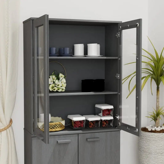 vidaXL Cabinet Top for Highboard Sideboard with Doors HAMAR Solid Wood Pine - Furniture > Cabinets & Storage > Buffets