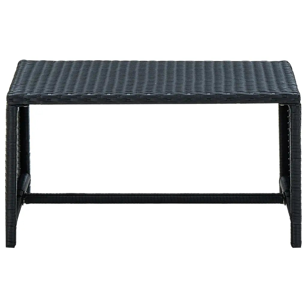 vidaXL Coffee Table Accent Side Table for Living Room Balcony Poly Rattan - Furniture > Tables > Accent Tables > Coffee
