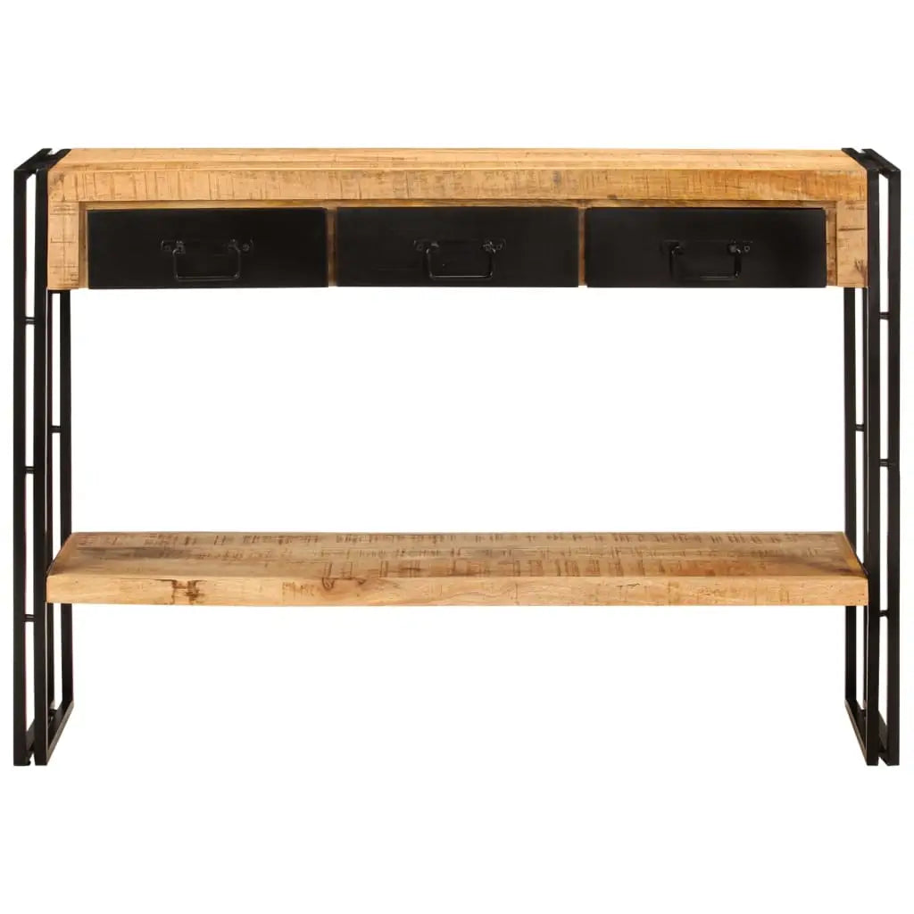 vidaXL Console Table 43.3’’x11.8’’x29.9’’ Solid Wood Mango - Furniture > Tables > Accent Tables > End Tables