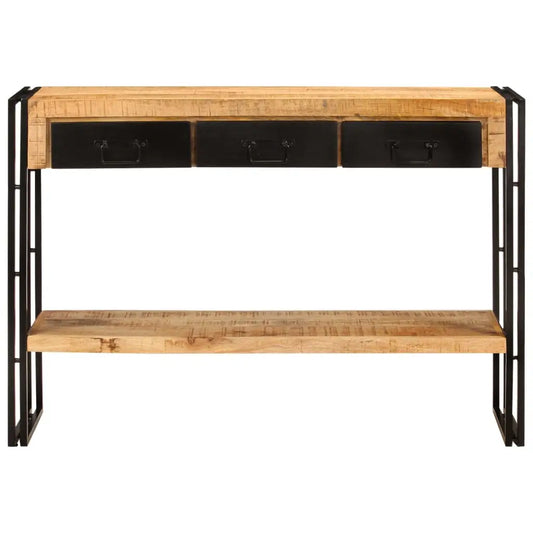 vidaXL Console Table 43.3’’x11.8’’x29.9’’ Solid Wood Mango - Furniture > Tables > Accent Tables > End Tables