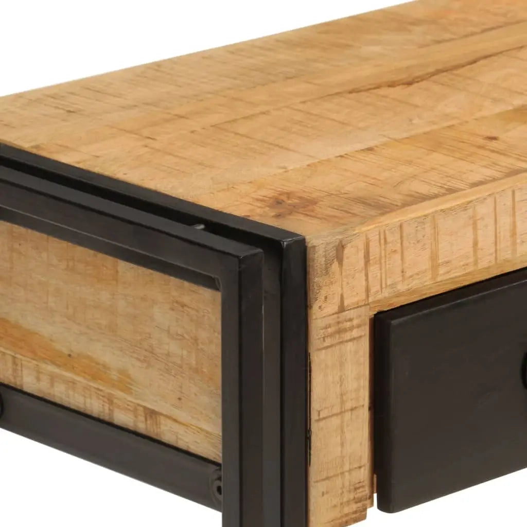 vidaXL Console Table 43.3’’x11.8’’x29.9’’ Solid Wood Mango - Furniture > Tables > Accent Tables > End Tables
