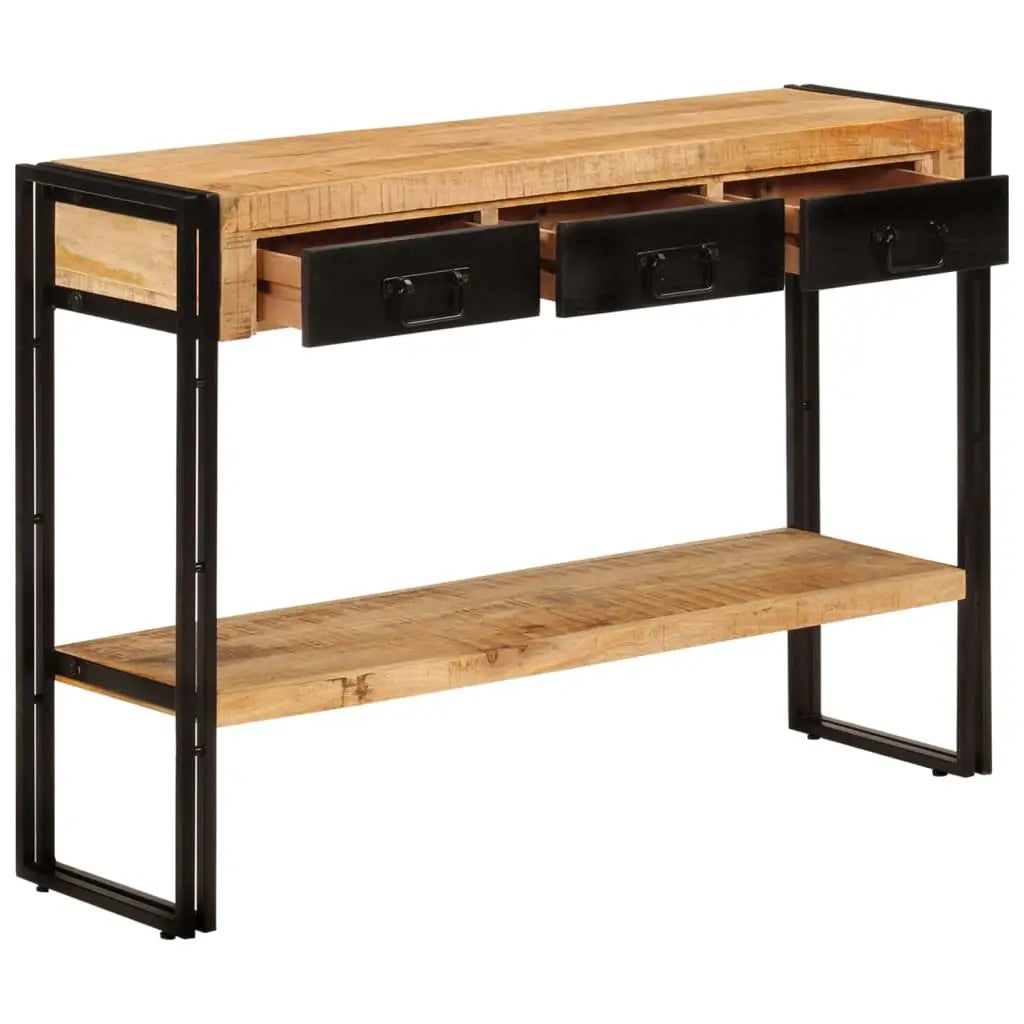 vidaXL Console Table 43.3’’x11.8’’x29.9’’ Solid Wood Mango - Furniture > Tables > Accent Tables > End Tables