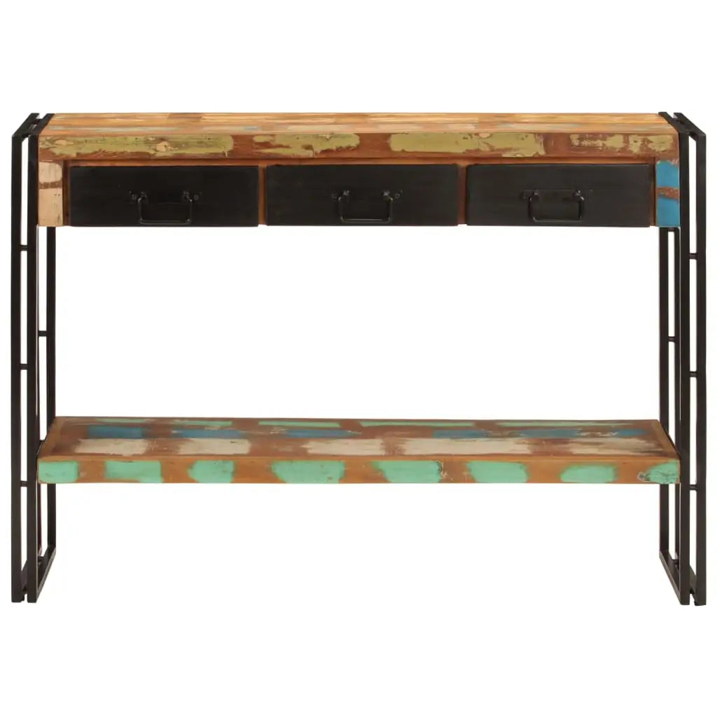 vidaXL Console Table 43.3’’x11.8’’x29.9’’ Solid Wood Reclaimed - Furniture > Tables > Accent Tables > End Tables