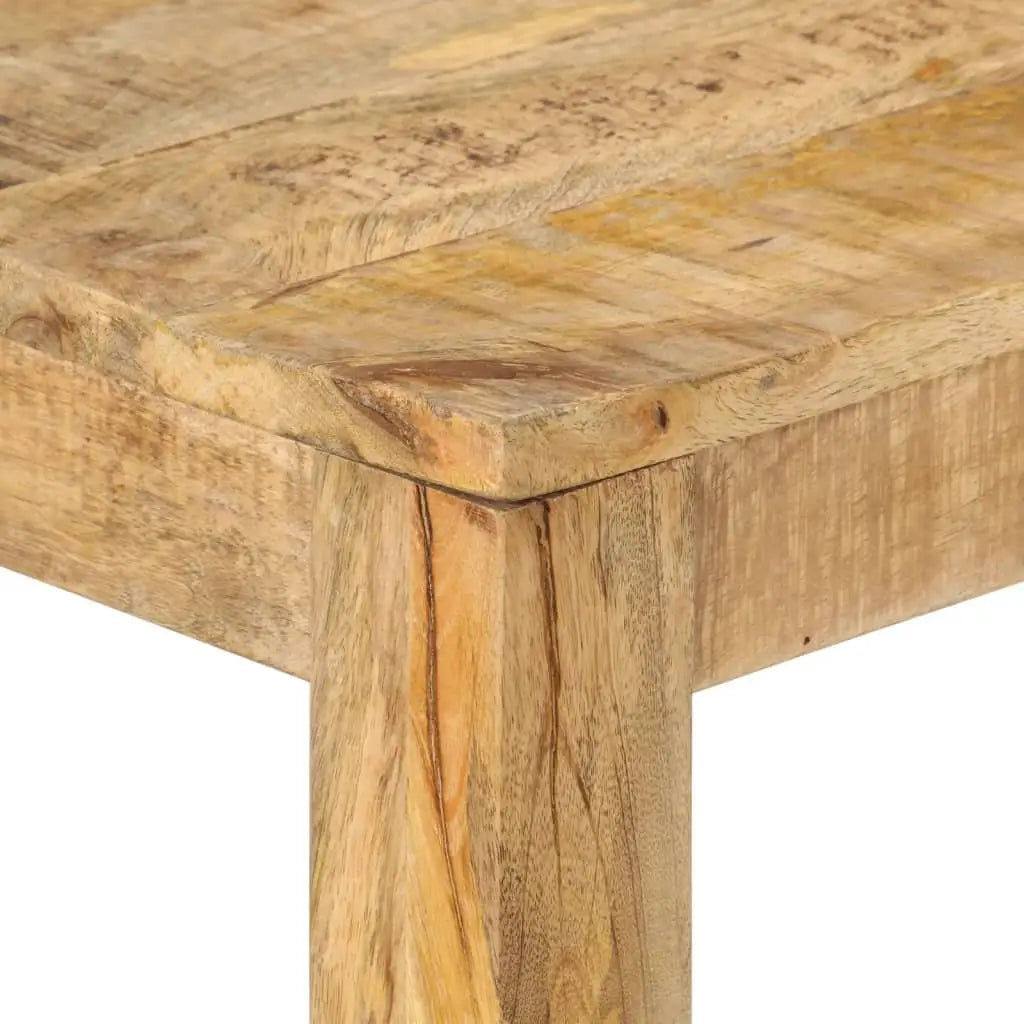 vidaXL Console Table 43.3’’x13.8’’x29.9’’ Rough Mango Wood - Furniture > Tables > Accent Tables > End Tables