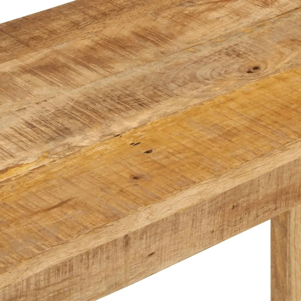 vidaXL Console Table 43.3’’x13.8’’x29.9’’ Rough Mango Wood - Furniture > Tables > Accent Tables > End Tables