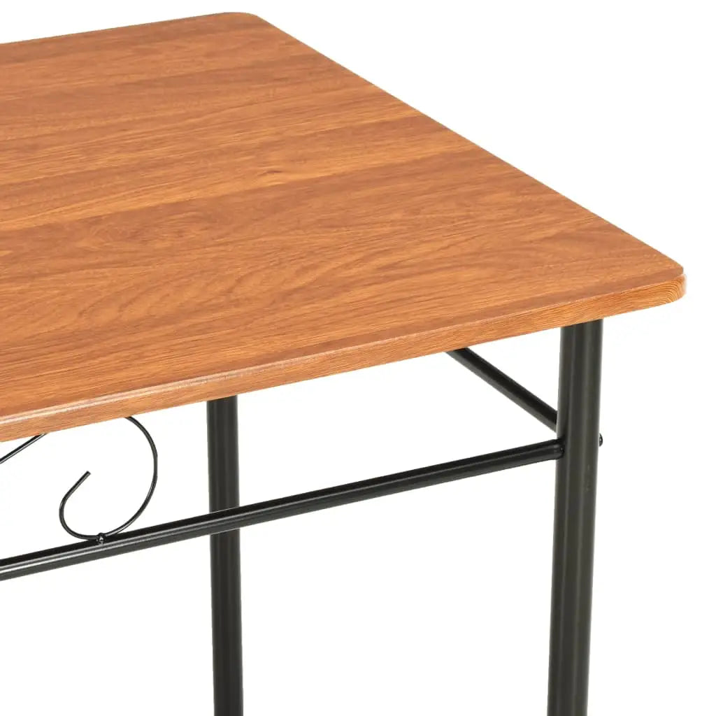 vidaXL Dining Table Brown 47.2’’x27.6’’x29.5’’ MDF - Furniture > Tables > Kitchen & Dining Room Tables