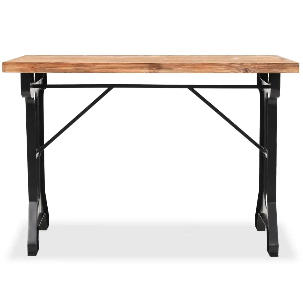 vidaXL Dining Table Solid Fir Wood Top 48’’x25.6’’x32.3’’ - Furniture > Tables > Kitchen & Dining Room Tables