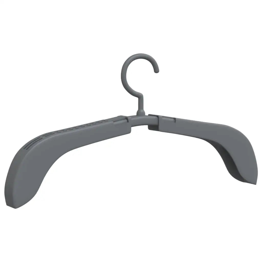 vidaXL Extendable Clothes Hangers 5 pcs Gray - Home & Garden > Household Supplies > Storage & Organization > Clothing &