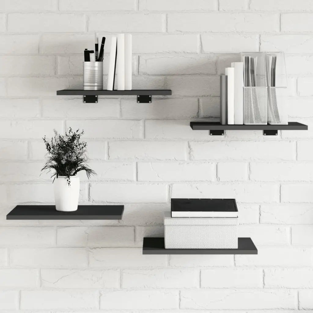 vidaXL Floating Shelf Wall Bookshelf Board for Living Room Engineered Wood - Furniture > Shelving