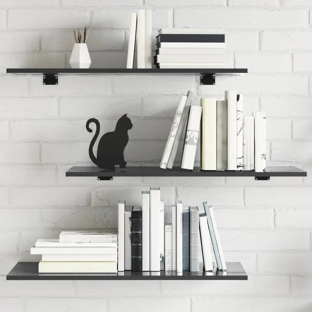 vidaXL Floating Shelf Wall Bookshelf Board for Living Room Engineered Wood - Furniture > Shelving