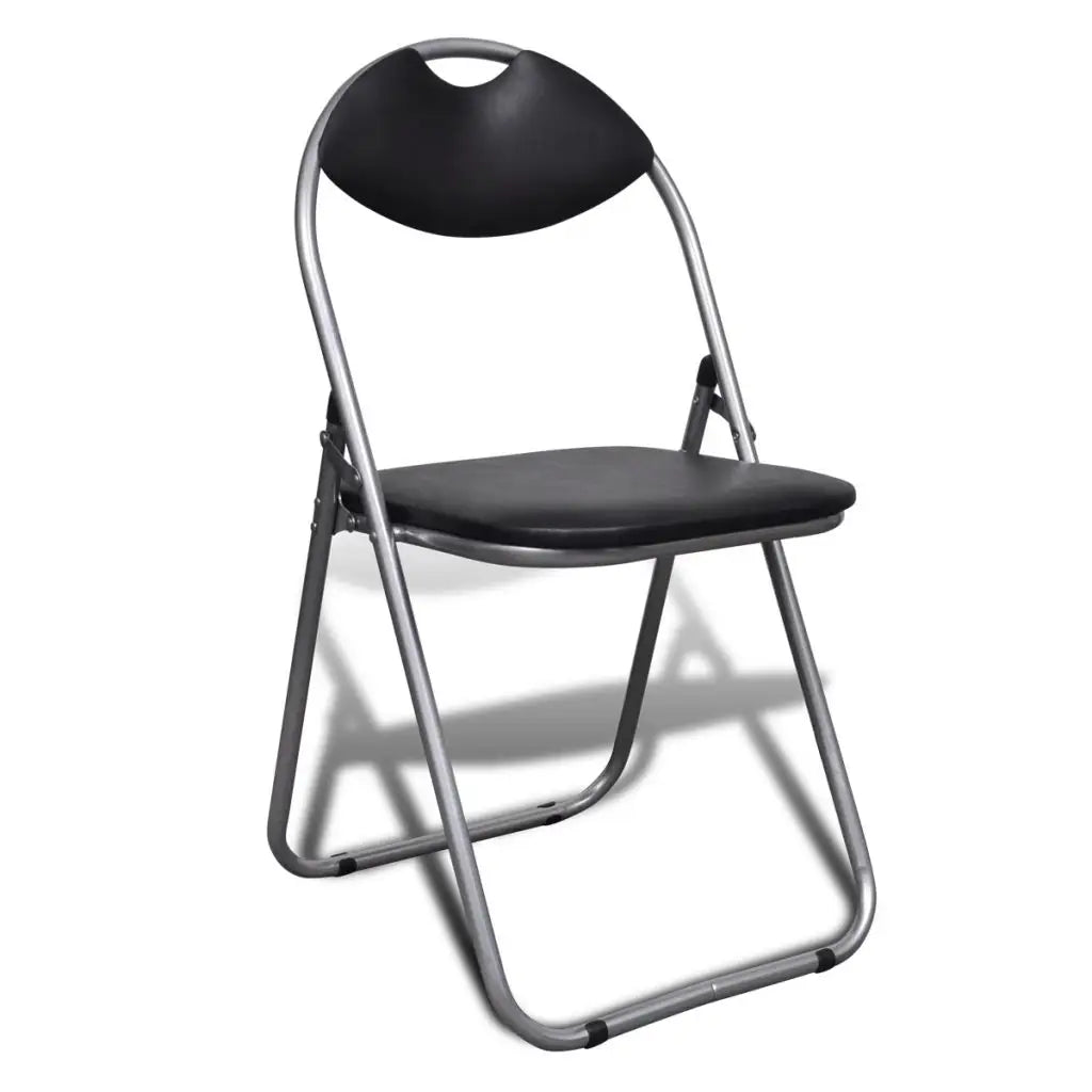 vidaXL Folding Chairs 6 pcs Faux Leather - Furniture > Chairs > Folding Chairs & Stools