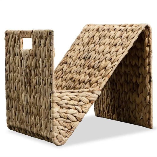 vidaXL Magazine Holder 12.2’’x12.2’’x12.2’’ Water Hyacinth - Furniture > Cabinets & Storage > Magazine Racks