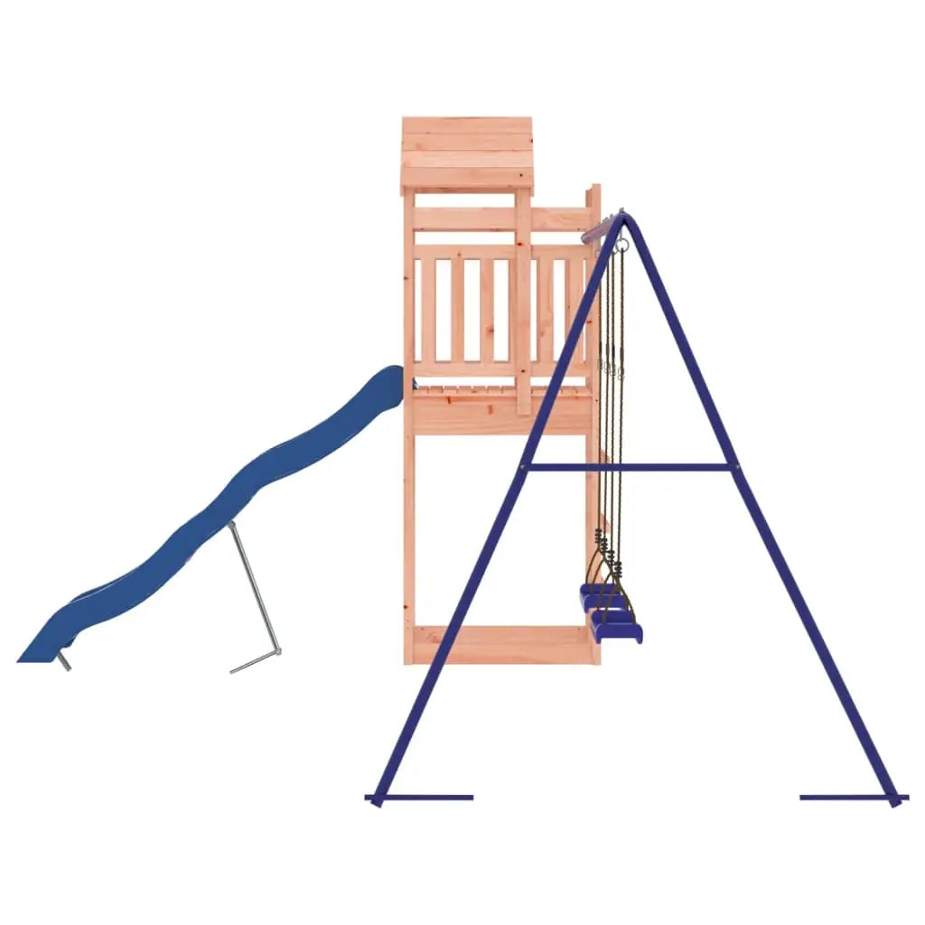 vidaXL Outdoor Playset Solid Wood Douglas - Toys & Games > Outdoor Play Equipment > Swing Sets & Playsets