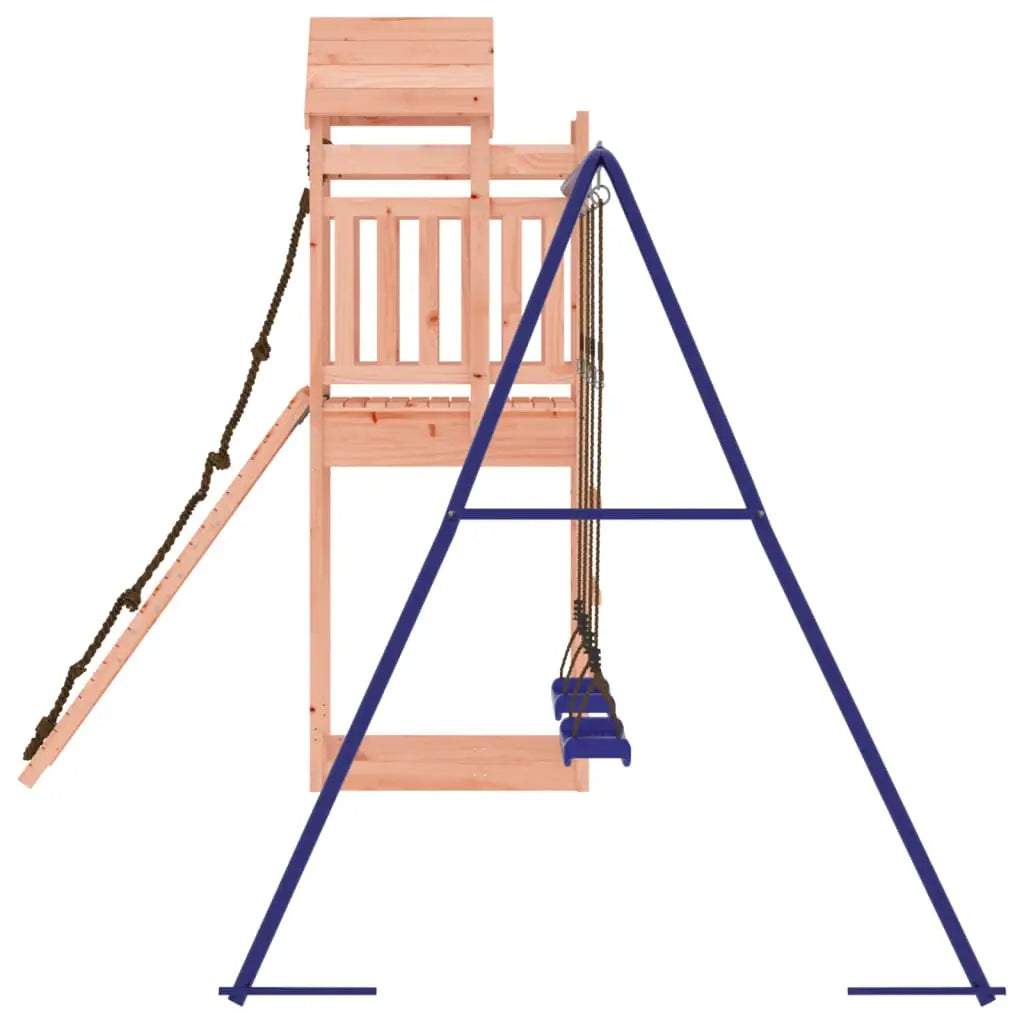 vidaXL Outdoor Playset Solid Wood Douglas - Toys & Games > Outdoor Play Equipment > Swing Sets & Playsets