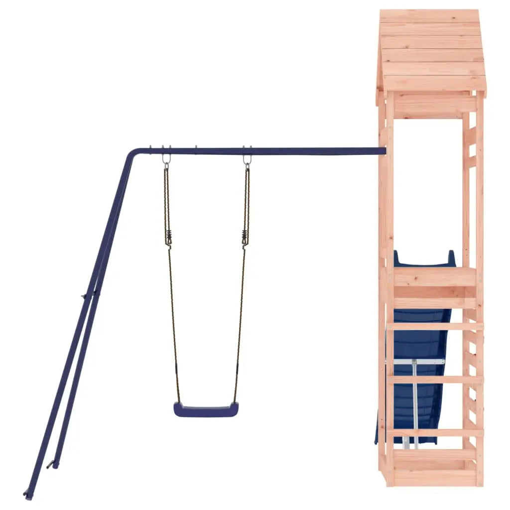 vidaXL Outdoor Playset Solid Wood Douglas - Toys & Games > Outdoor Play Equipment > Swing Sets & Playsets