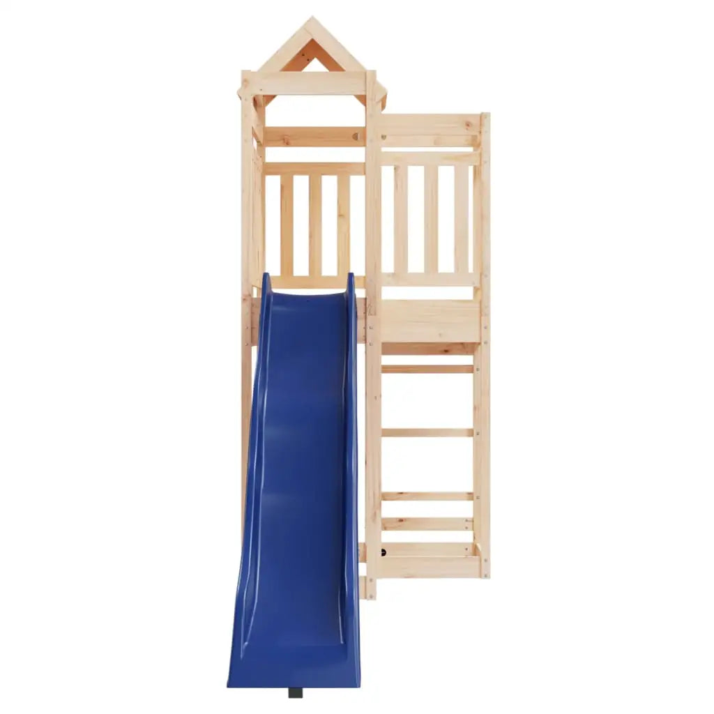 vidaXL Outdoor Playset Solid Wood Pine - Toys & Games > Outdoor Play Equipment > Swing Sets & Playsets
