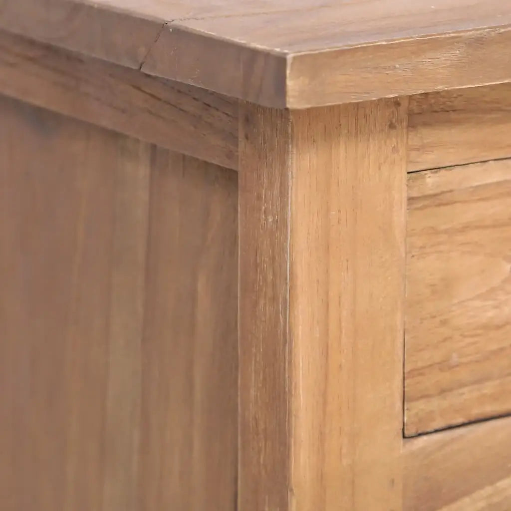 vidaXL Side Cabinet 25.6’’x11.8’’x29.5’’ Solid Teak - Furniture > Cabinets & Storage > Buffets & Sideboards