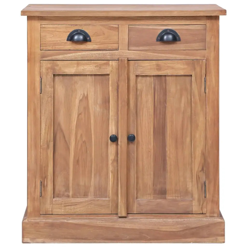 vidaXL Side Cabinet 25.6’’x11.8’’x29.5’’ Solid Teak - Furniture > Cabinets & Storage > Buffets & Sideboards