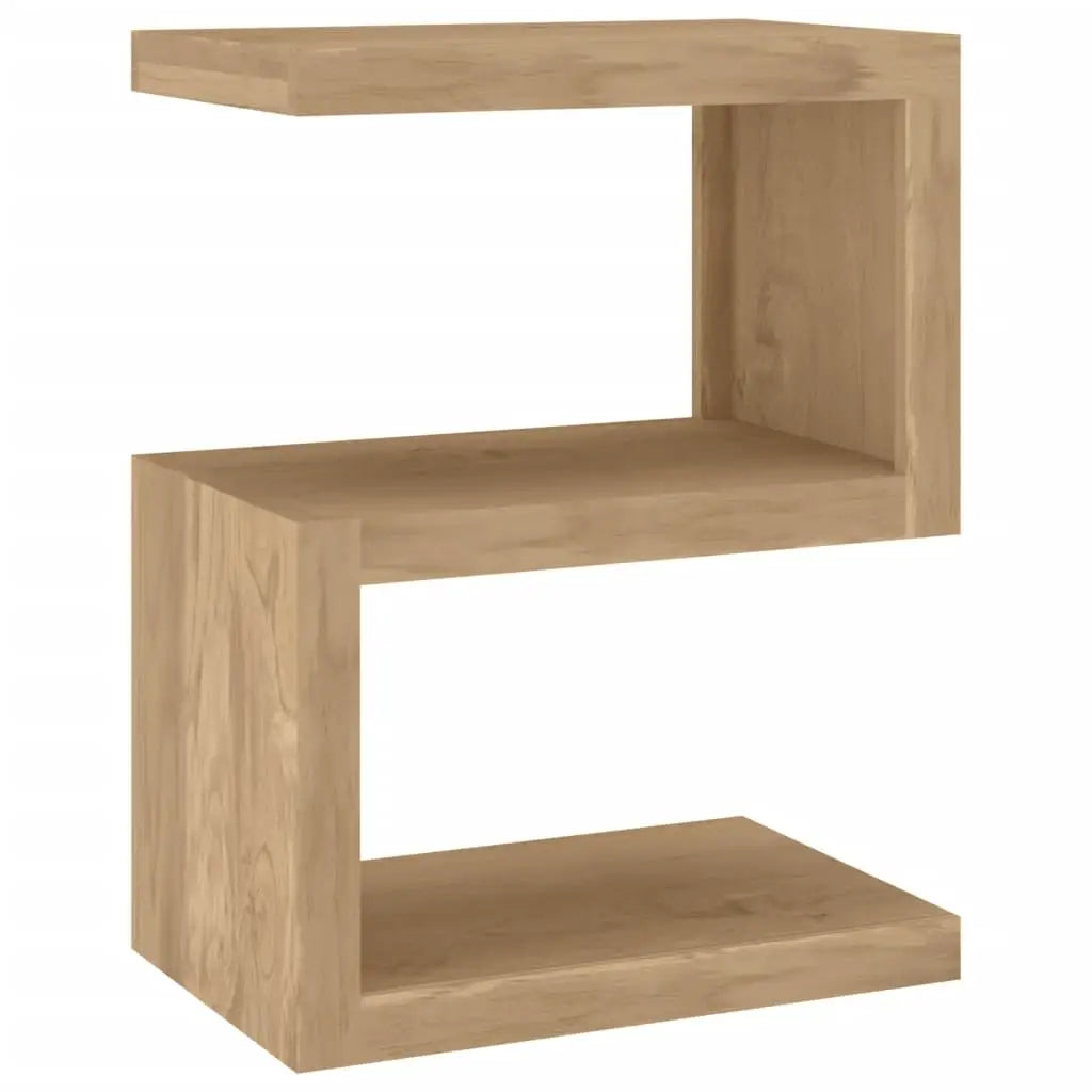 vidaXL Side Table 17.7’’x11.8’’x23.6’’ Solid Wood Teak - Furniture > Tables > Accent Tables > End Tables