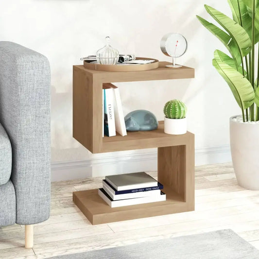 vidaXL Side Table 17.7’’x11.8’’x23.6’’ Solid Wood Teak - Furniture > Tables > Accent Tables > End Tables