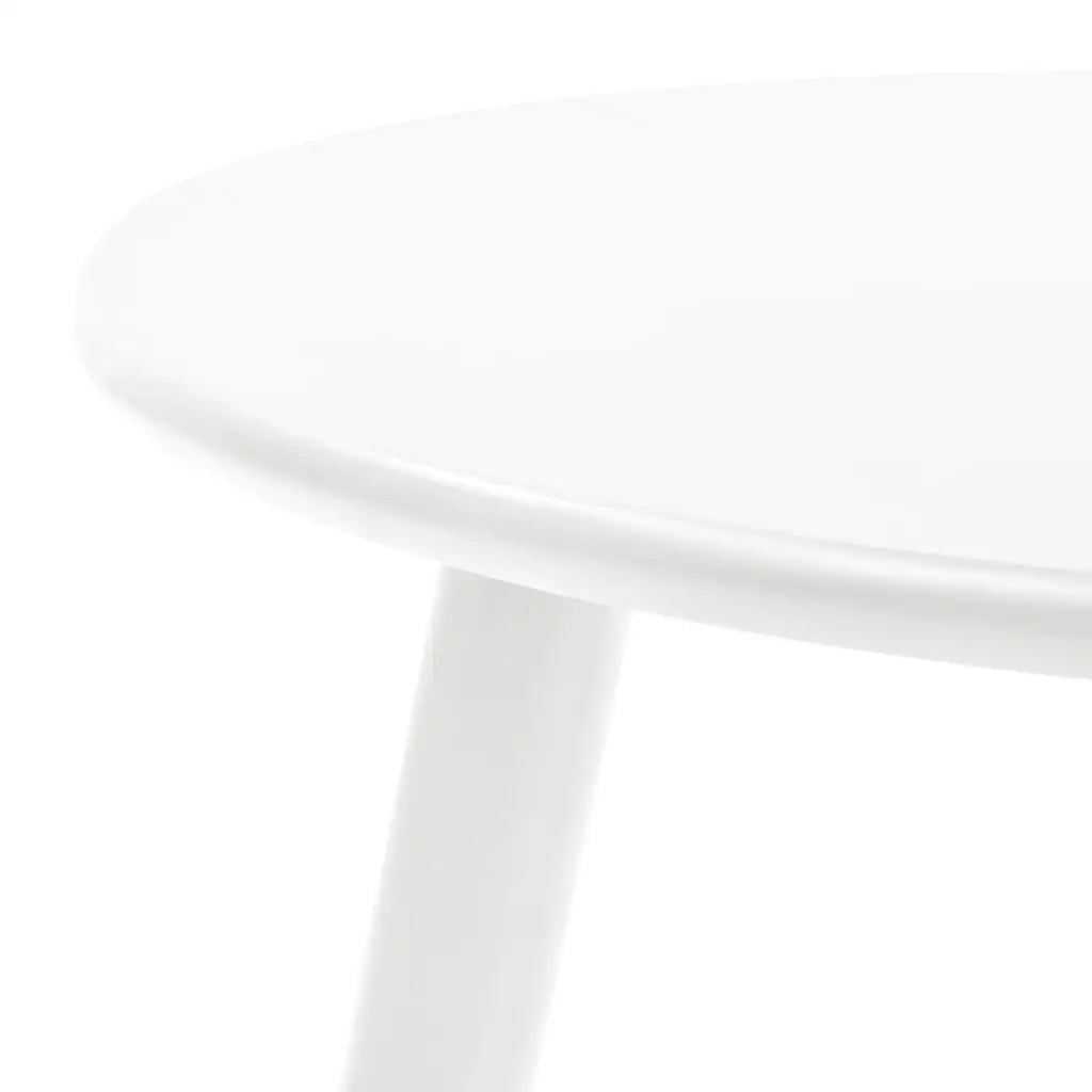 vidaXL Side Table Set of 2 Round Wooden Sofa Coffee Table Solid Wood Pine - Furniture > Tables > Accent Tables > End