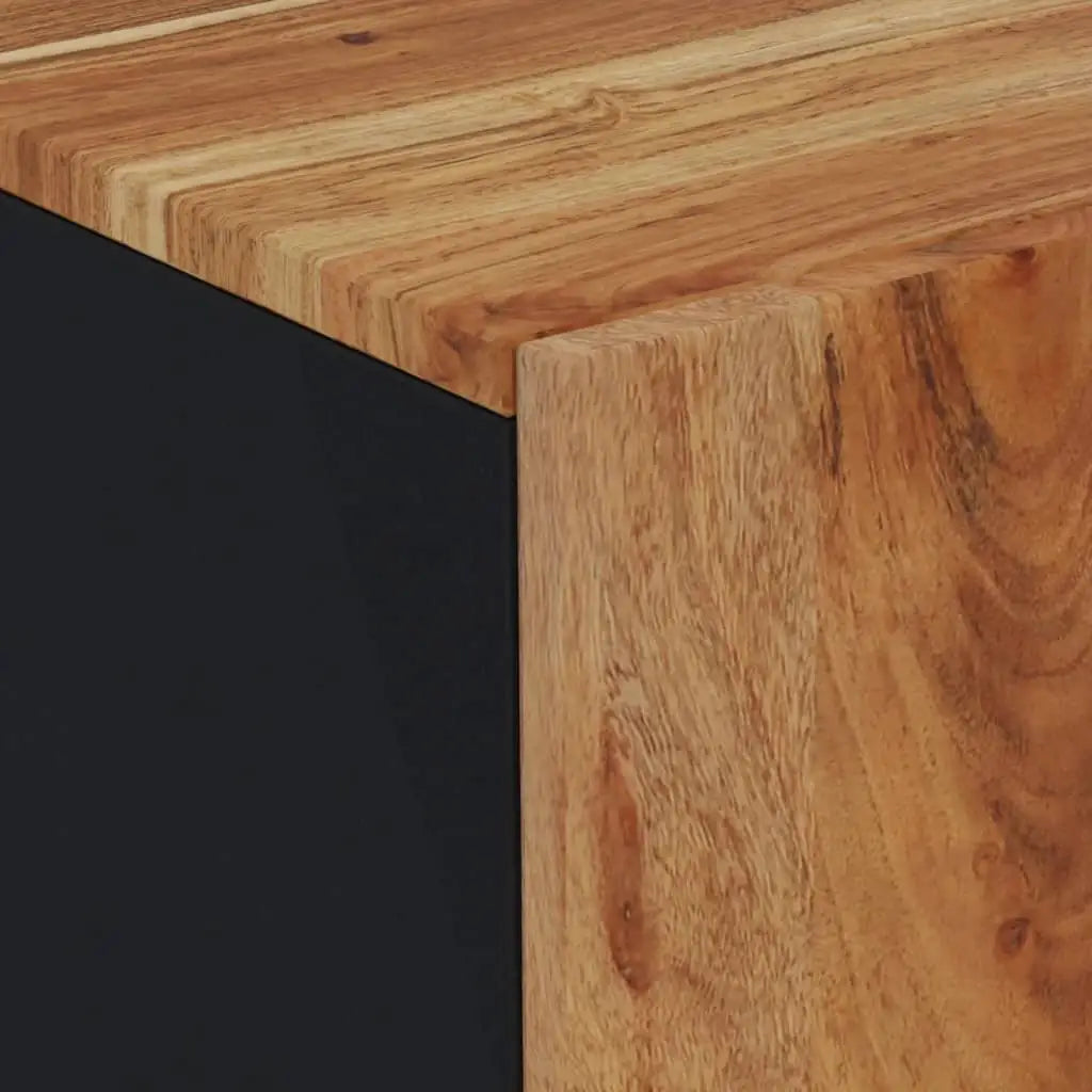 vidaXL Sideboard 23.6’’x13’’x29.5’’ Solid Wood Acacia - Furniture > Cabinets & Storage > Buffets & Sideboards