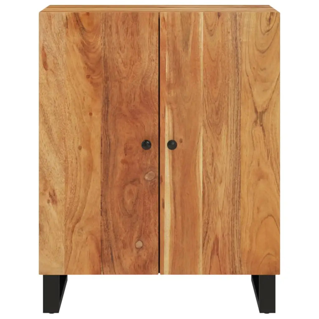vidaXL Sideboard 23.6’’x13’’x29.5’’ Solid Wood Acacia - Furniture > Cabinets & Storage > Buffets & Sideboards
