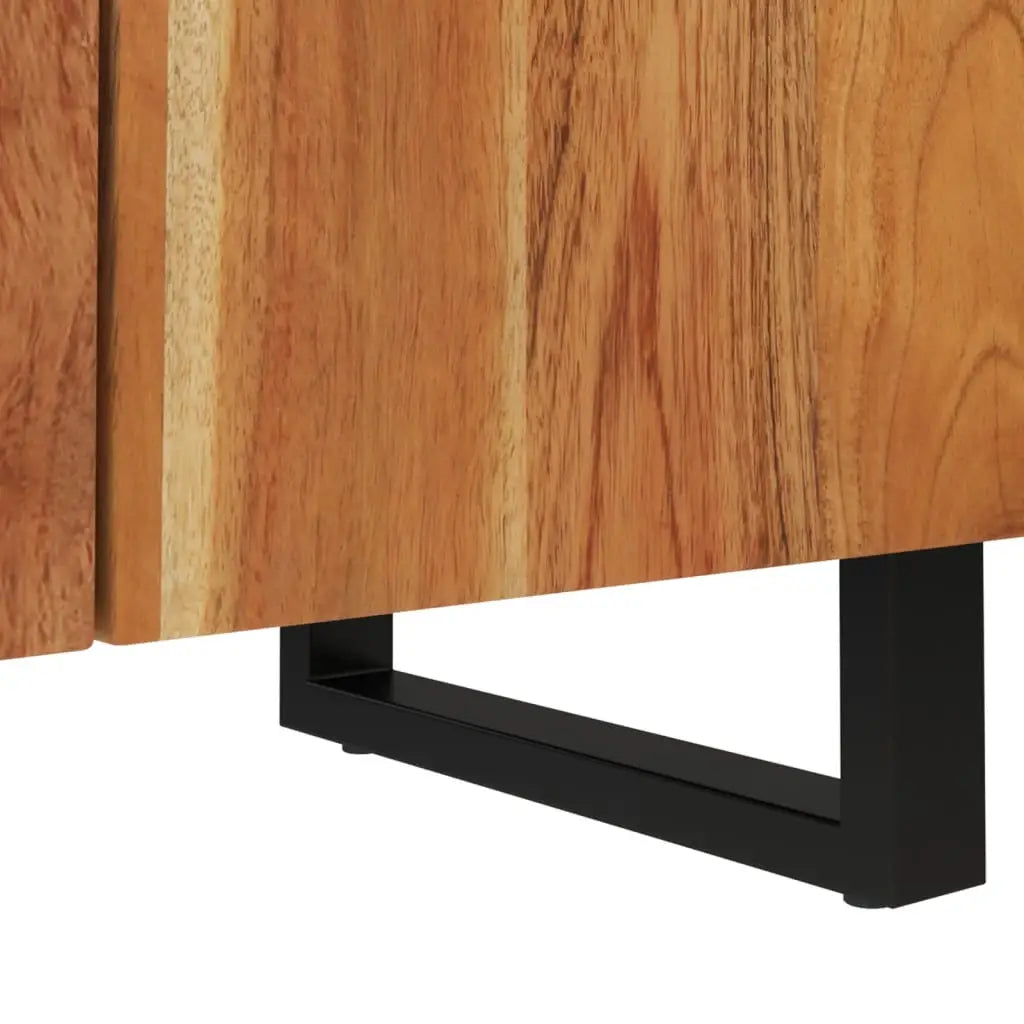 vidaXL Sideboard 23.6’’x13’’x29.5’’ Solid Wood Acacia - Furniture > Cabinets & Storage > Buffets & Sideboards