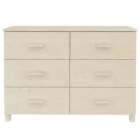 vidaXL Sideboard Buffet Console Cabinet with Storage HAMAR Solid Wood Pine - Furniture > Cabinets & Storage > Buffets &