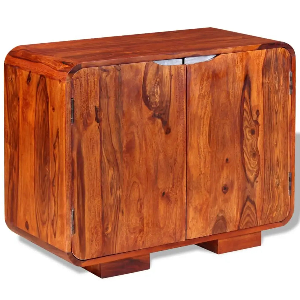 vidaXL Sideboard Solid Sheesham Wood 29.5’’x13.8’’x23.6’’ - Furniture > Cabinets & Storage > Buffets & Sideboards