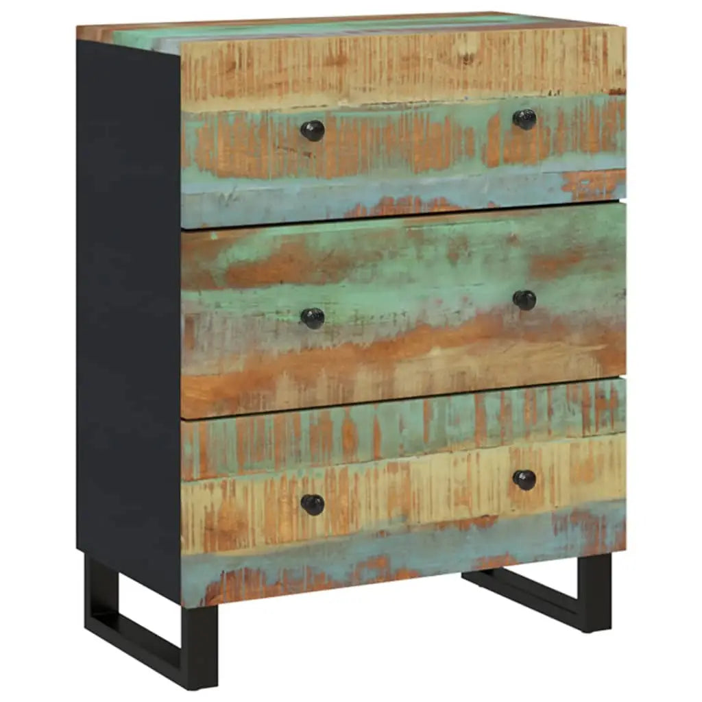 vidaXL Sideboards 2 pcs 23.6’’x13’’x29.5’’ Solid Wood Reclaimed - Furniture > Cabinets & Storage > Buffets & Sideboards